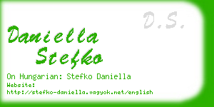daniella stefko business card